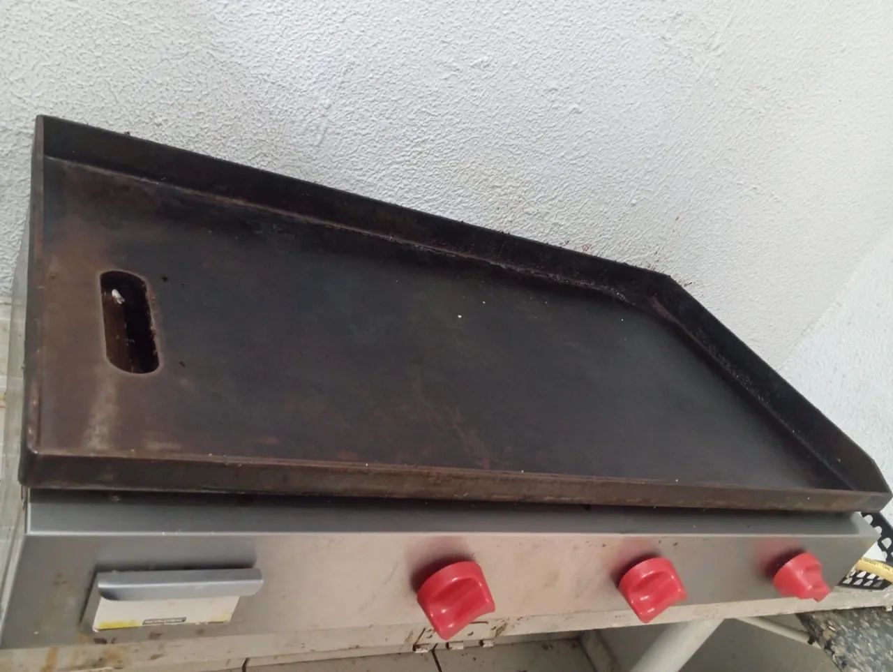 Chapa industrial de lanches