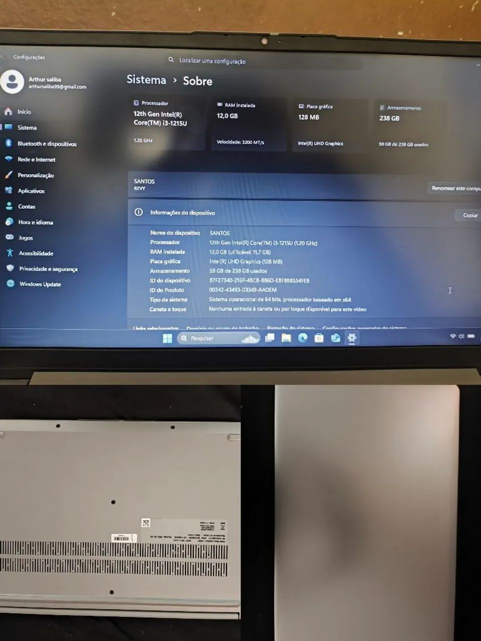 Notebook Lenovo 