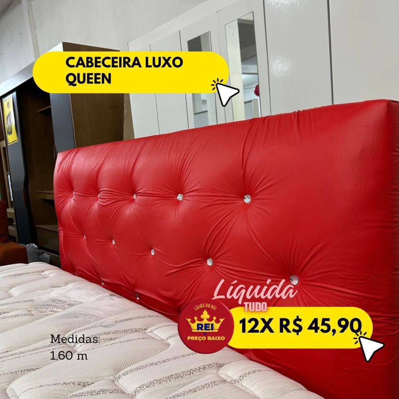 PROMOÇÃO URGENTE - Cabeceira para Camas CASAL, QUEEN e SUPER KING Courino Disponível - Foto 3
