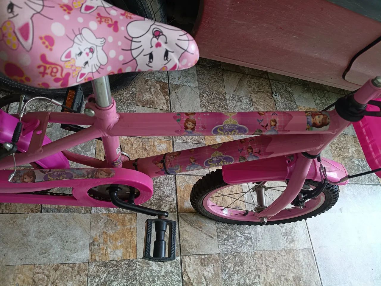 Bicicleta aro 16 rosa - Foto 5