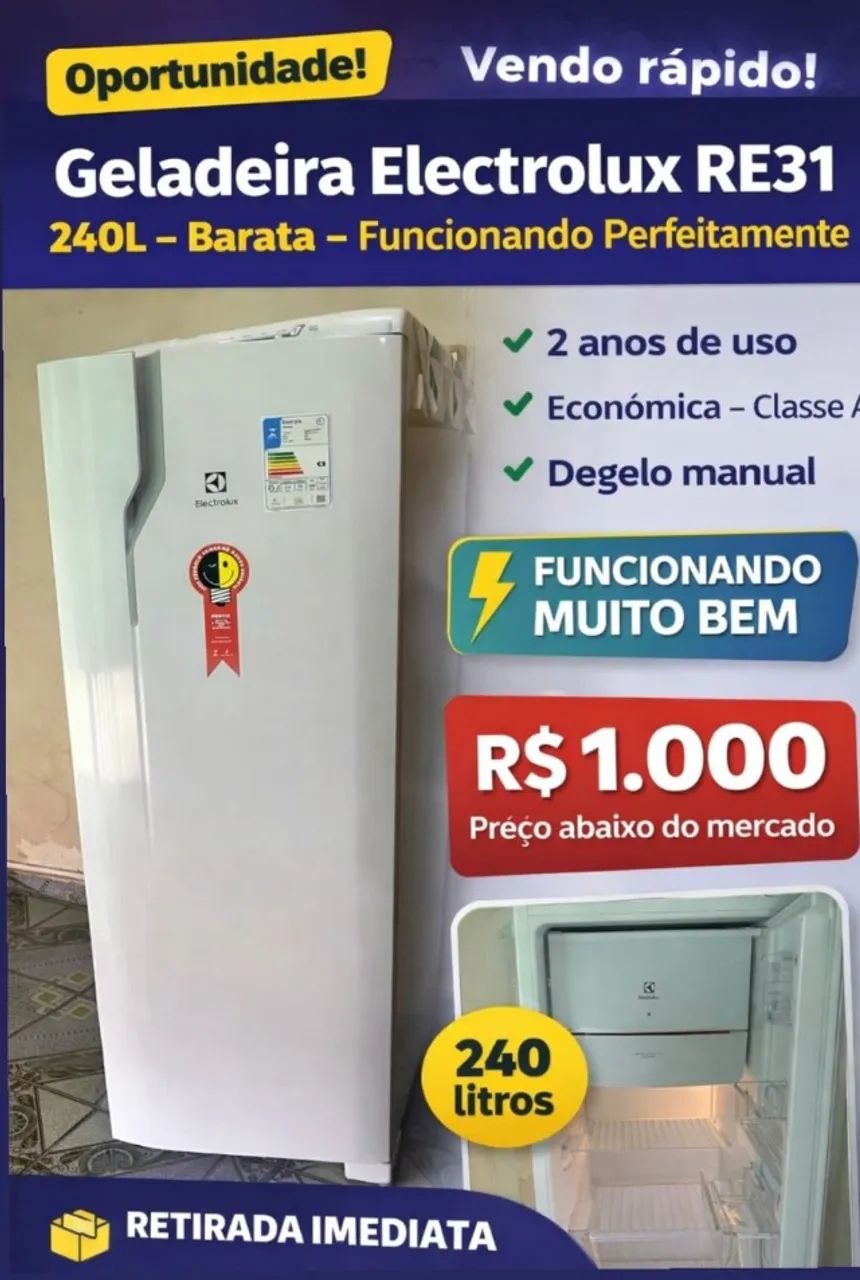 Geladeira Electrolux 