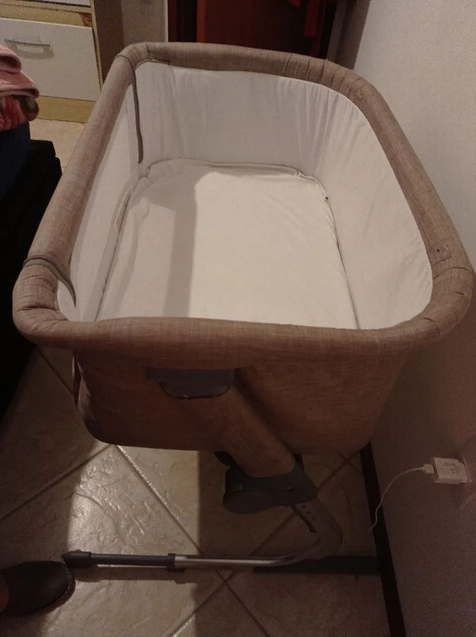 Berço acoplável Safety first (marrom)