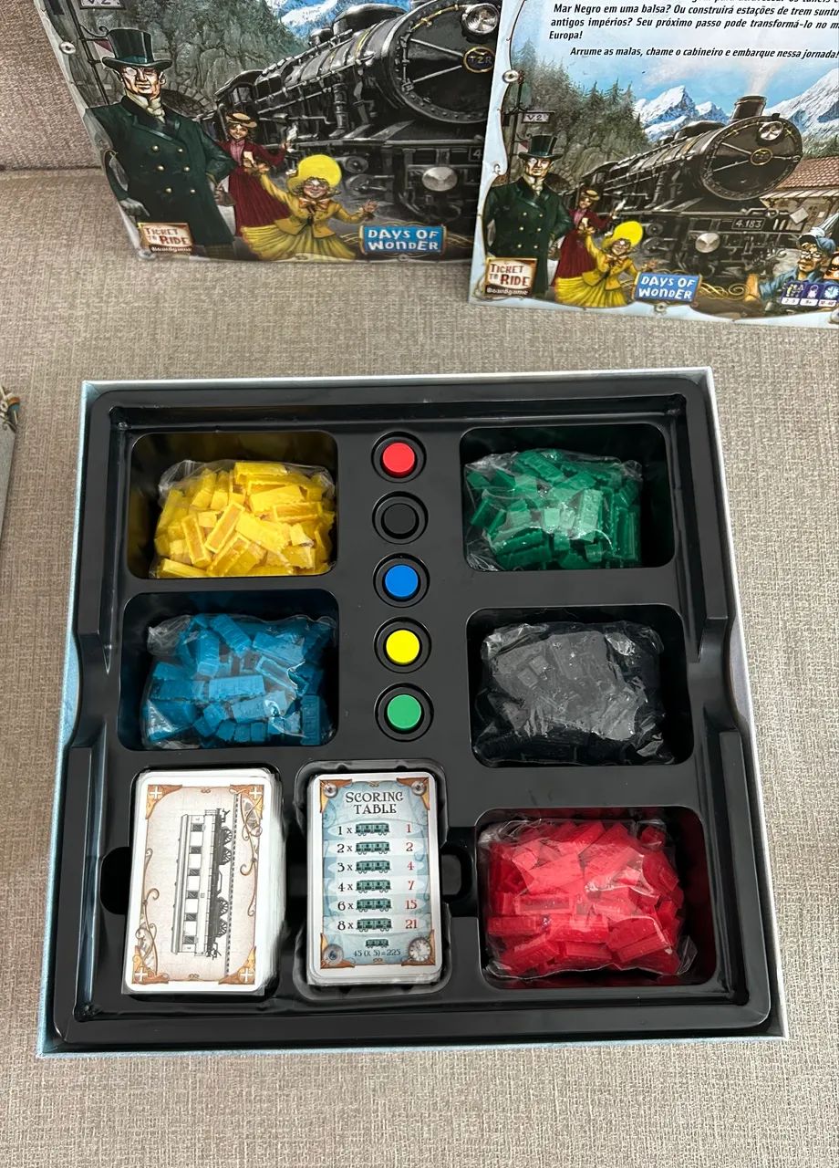 Ticket to Ride - Europa - Hobbies e coleções - Jardim Tavares