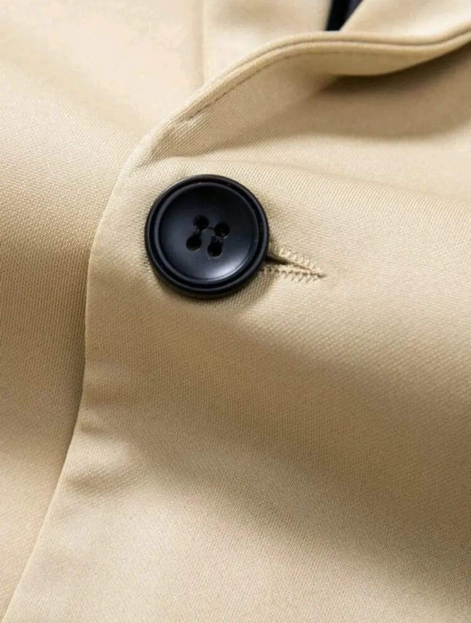 Blazer e Calça de Terno Botão Único Caqui - Foto 4