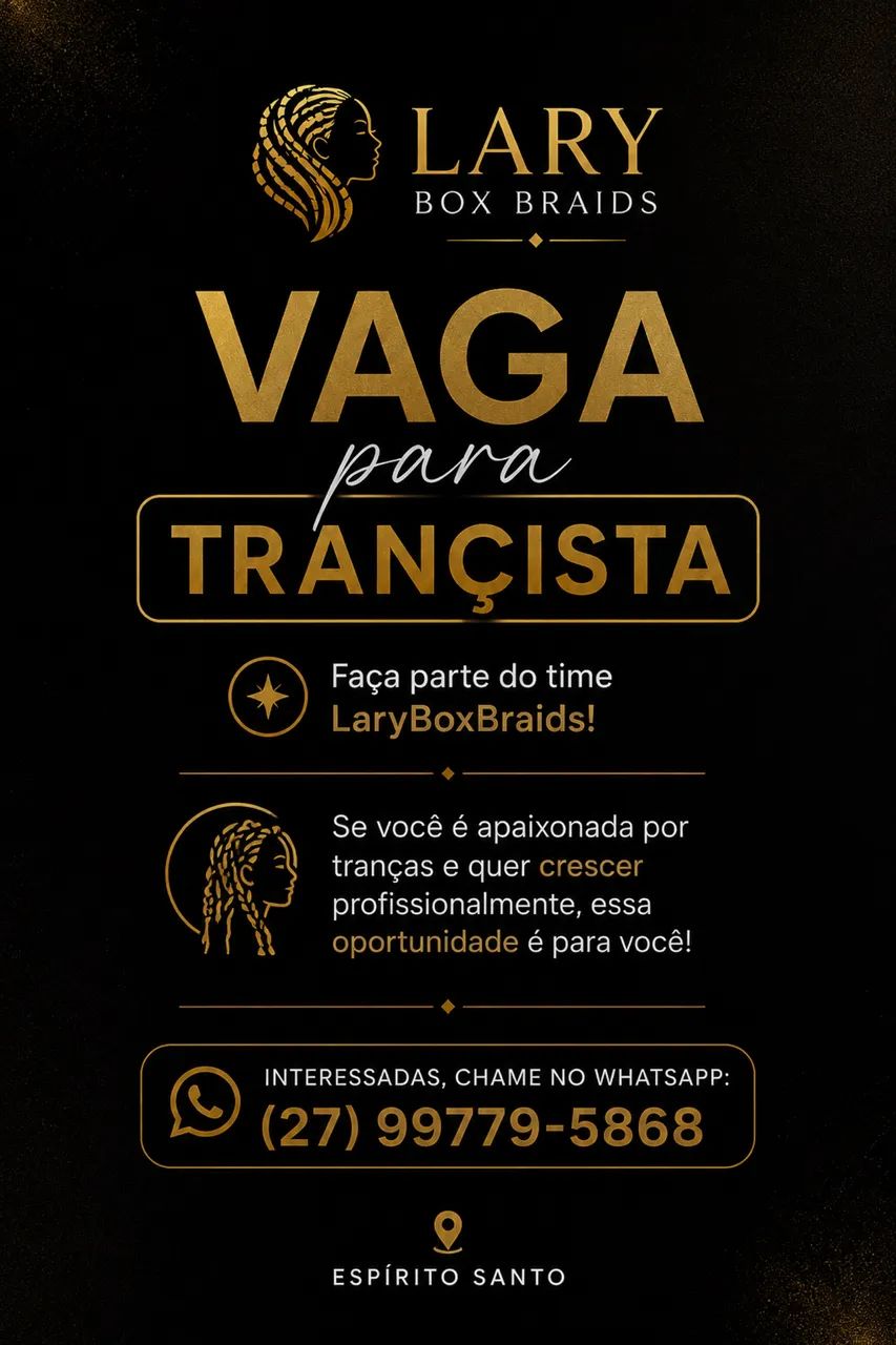 vaga para trancista  