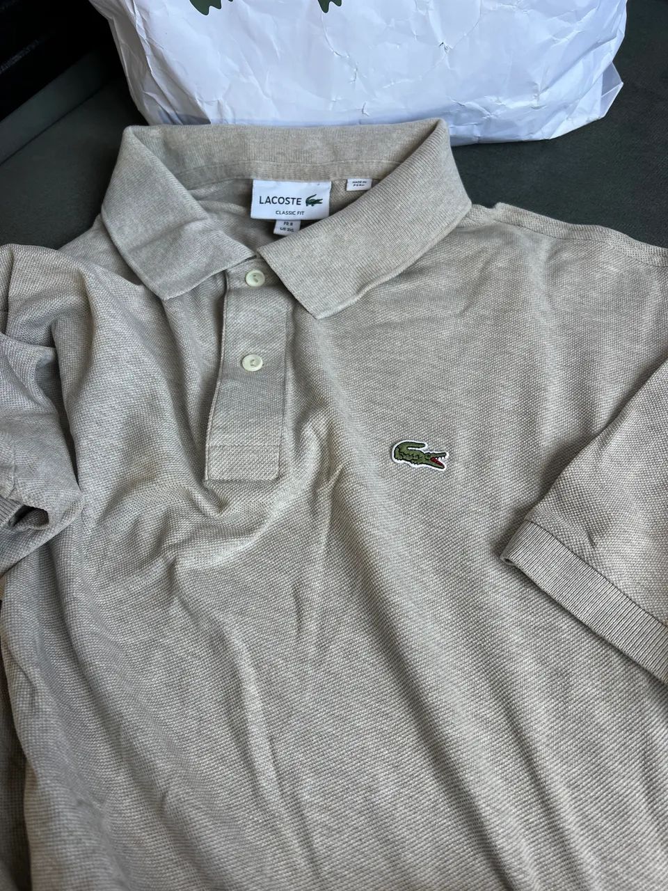 Camisa Lacoste Cinza  - Foto 4