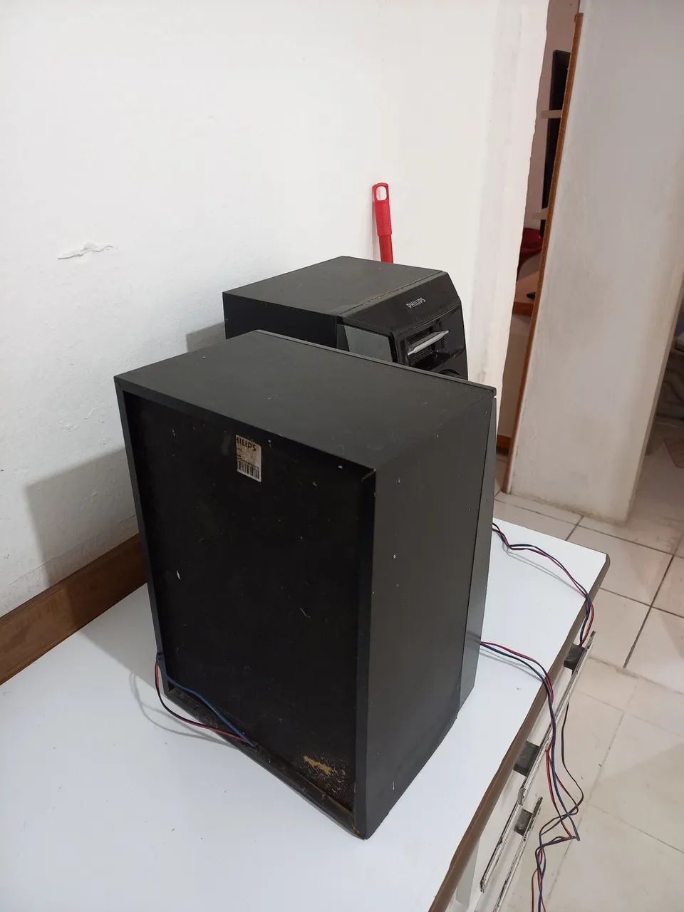 Caixas de Som Philips antigas de mini system  - Foto 2