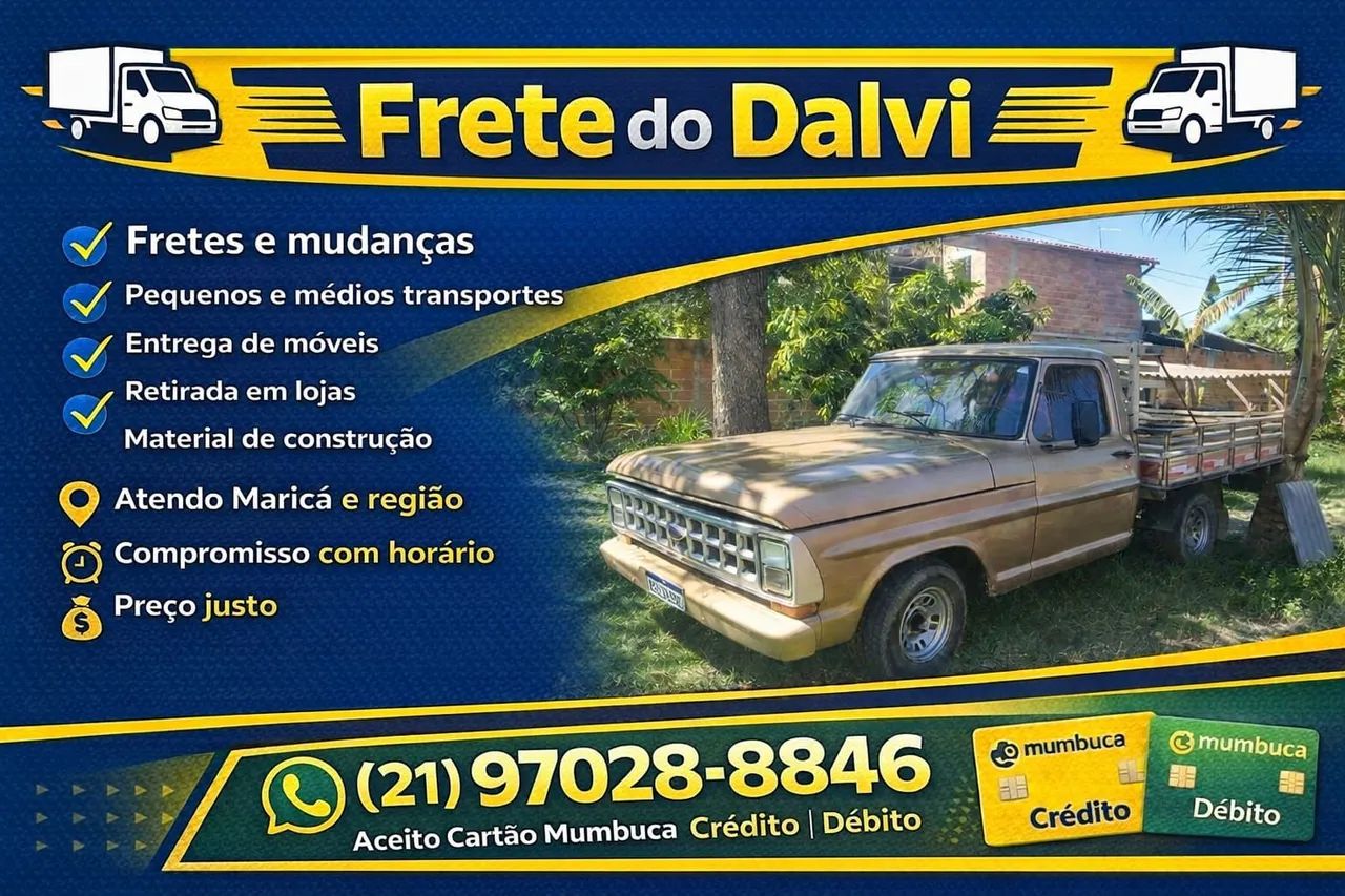 Faço pequeno frete é mudança 