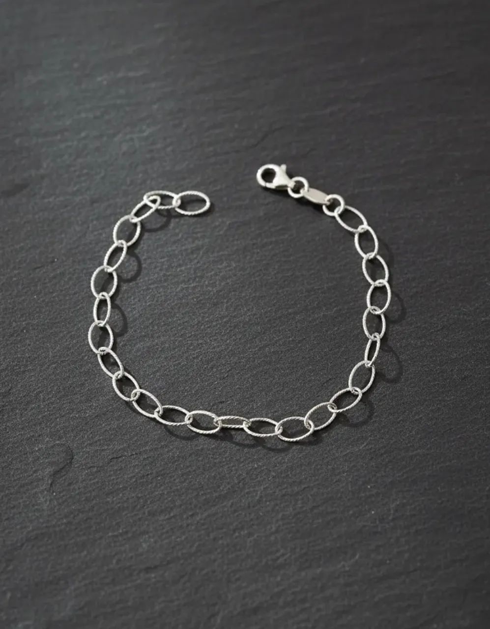 Pulseira em prata 925 legítima elos grandes - Foto 4