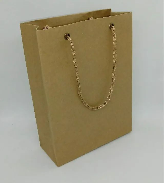 Bolsa , Sacola Kraft para Festas - 23 x 17 x 7 kit com 100 unidades - Foto 2