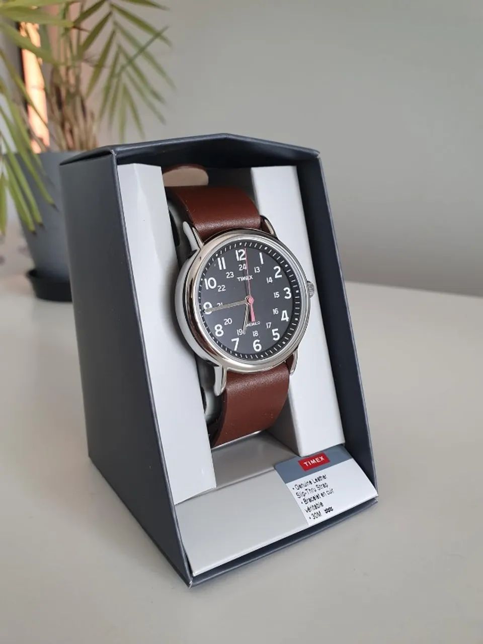 Relógio Timex Weekender 38mm Pulseira de Couro