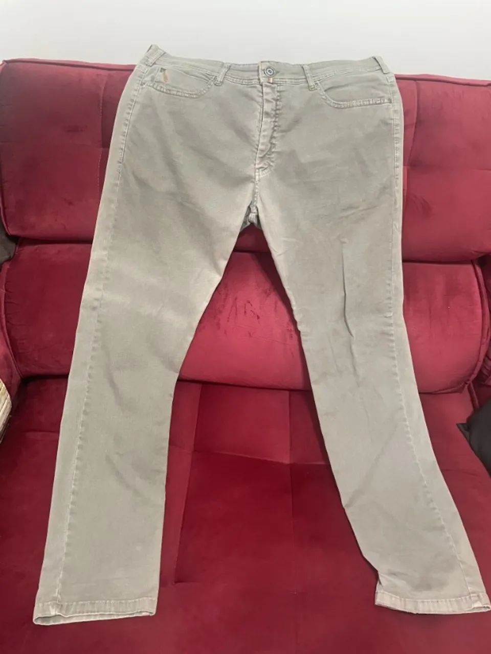 Calça de Sarja Marfinno Verde Nº 46 - Ótimo Estado