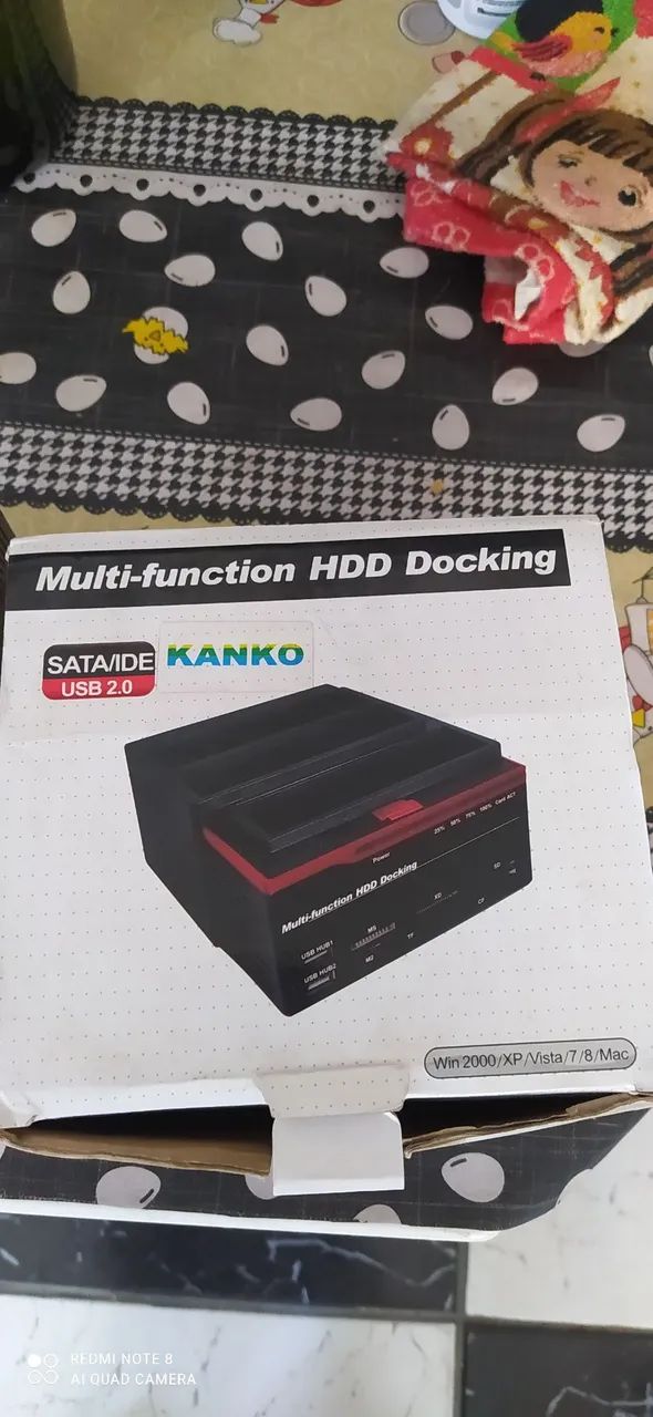 Docking station multi função triple hdd sata - Foto 4