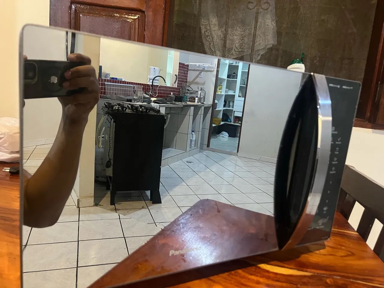 Microondas panasonic 34l cromado - Foto 4