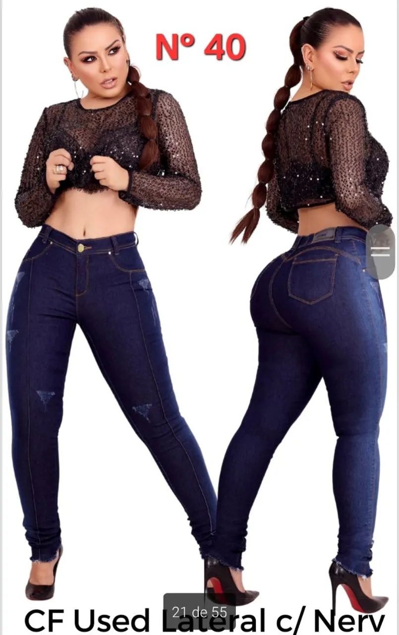 Calça Jeans Feminina N°40 NOVA