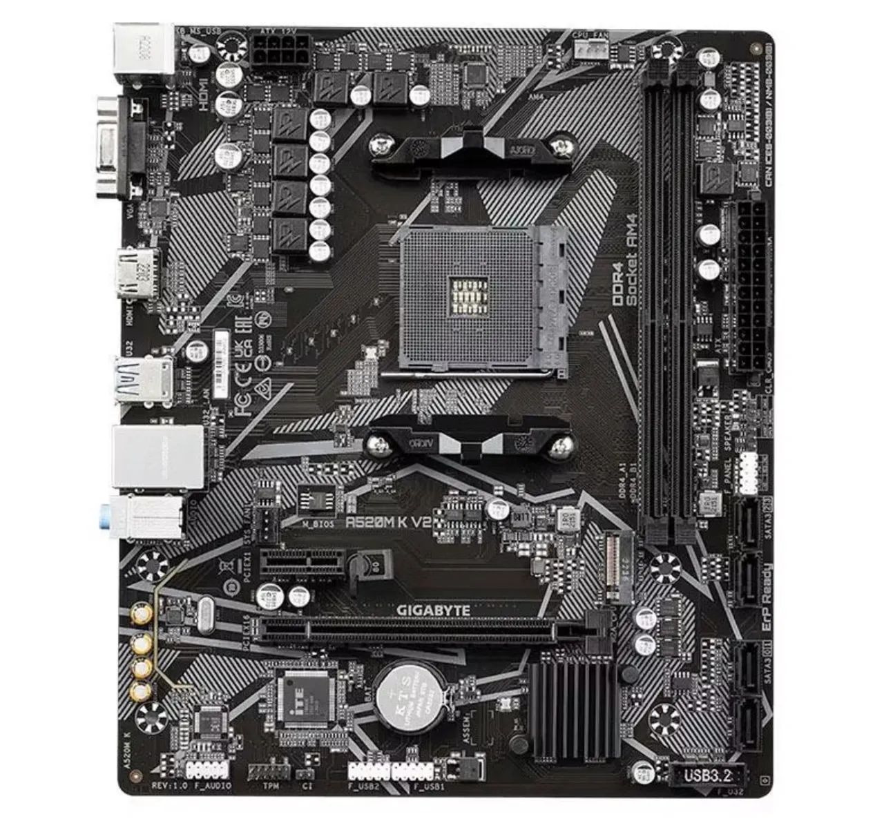 PLACA MÃE A520M K V2 GIGABYTE - Foto 2
