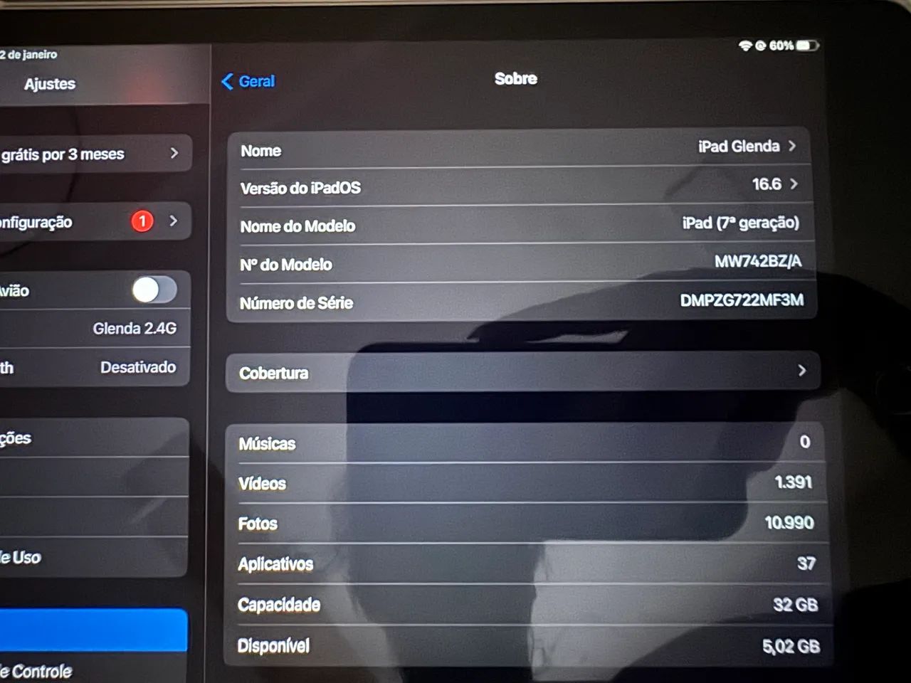 Ipad 7 Geração 32GB - Foto 5