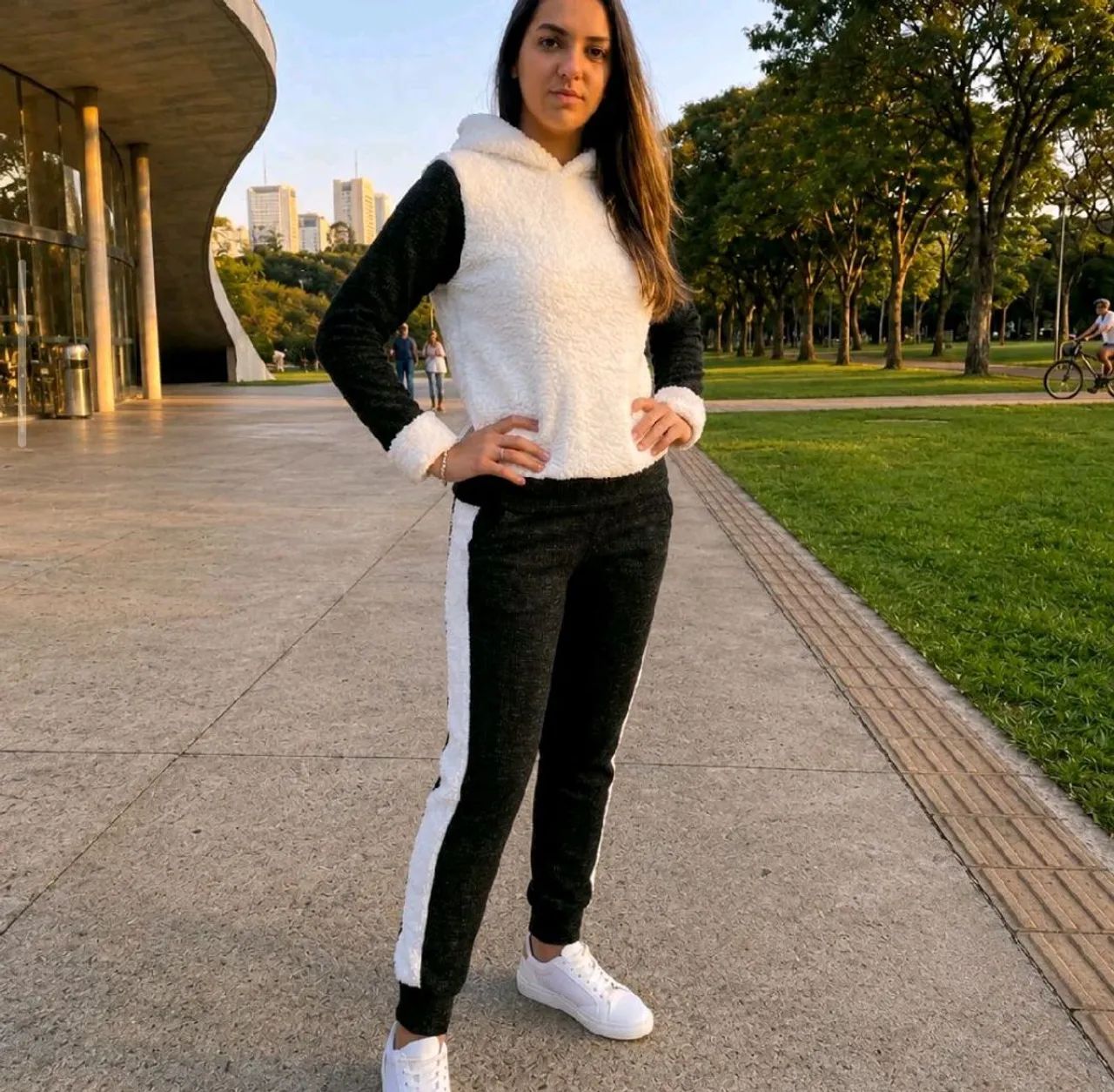 Conjunto feminino peluciado quentinho para inverno  - Foto 5