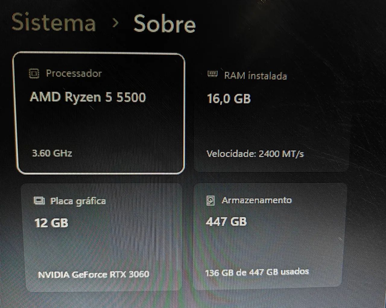 Cpu gamer Ryzen 5 5500 - Foto 2