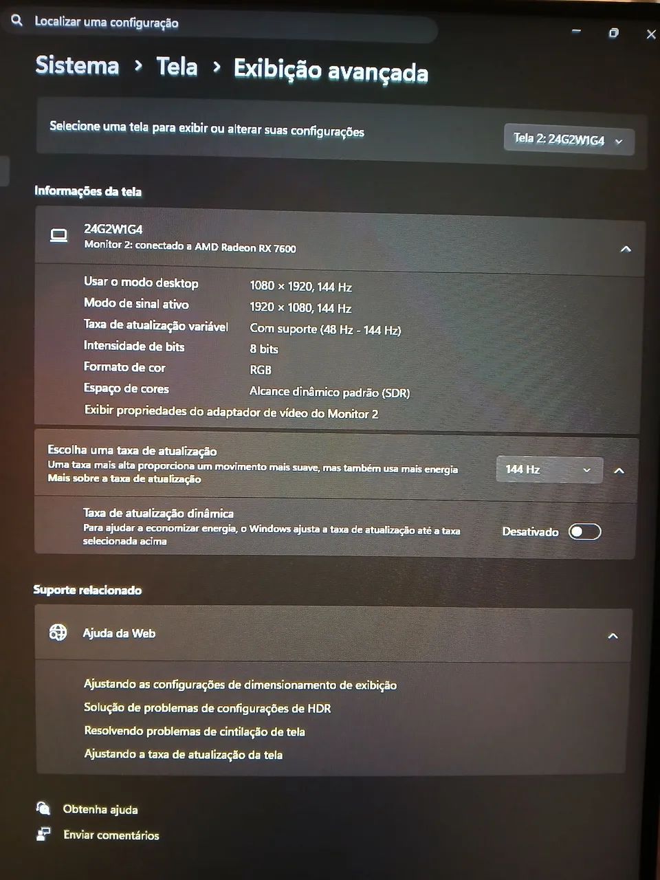 Monitor AOC 144HZ  - Foto 4