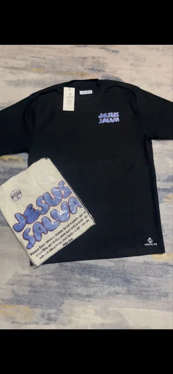 CAMISA OVERZIDE CRISTÃ 100% QUALIDADE