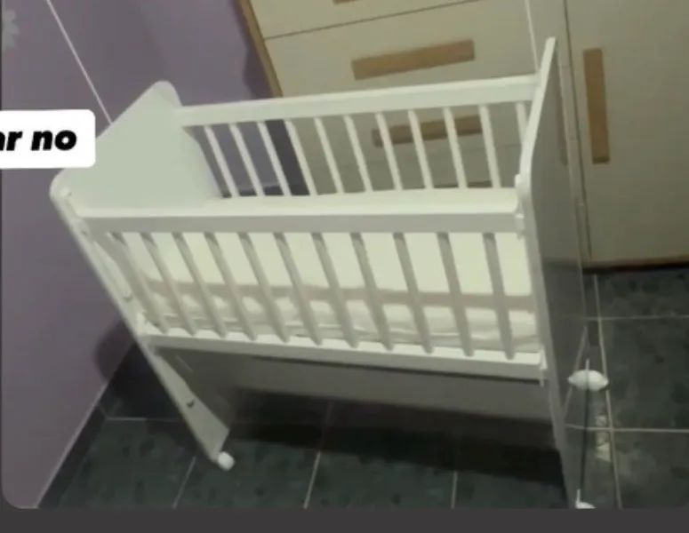 Vendo Mini Berço Babysense com grade Movel - Foto 2