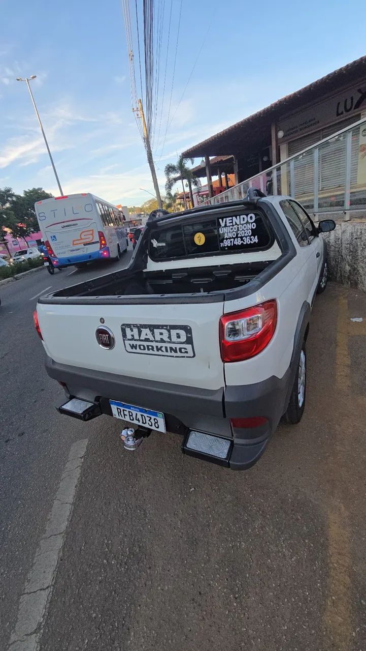 Fiat Strada Working Hard 1.4 Fire Flex 8V CD 2020 - Foto 2