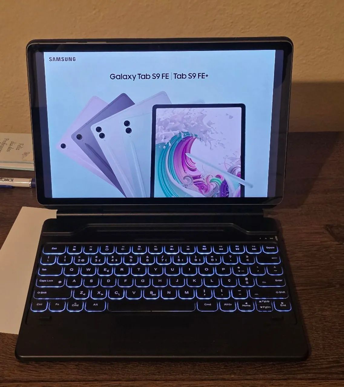 Tab S9 FE + 128 Gb - 8 Gb RAM - Acompanha capa teclado e fone Bluetooth de brinde - Foto 2