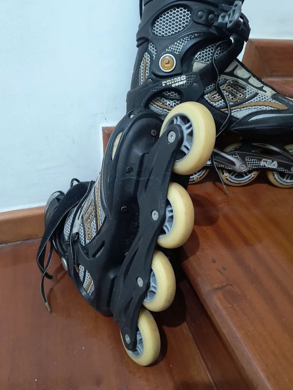 Patins Fila Skates ABEC 5 EU 44 - Falta 1 Fivela - Foto 3