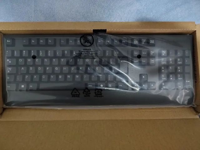 Kit Lenovo Teclado E Mouse Usb Com Fio - Foto 2