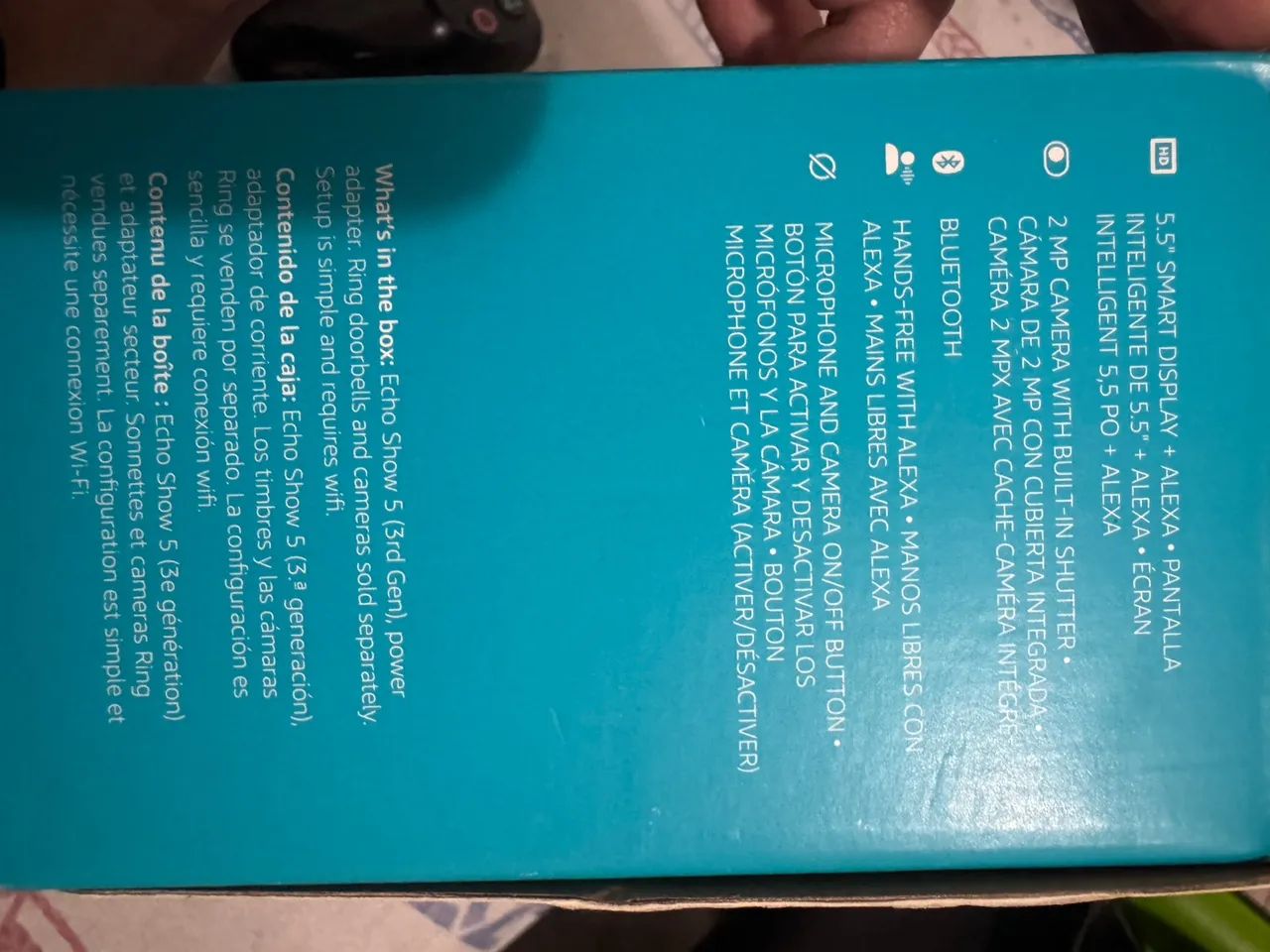 Echo show 5 - Branco - Foto 2
