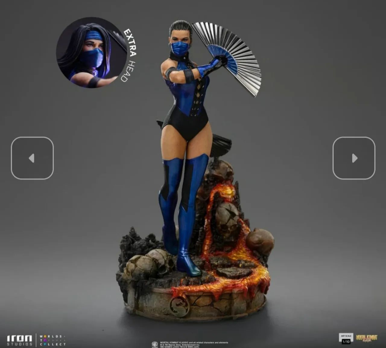 Kitana Mortal Kombat Iron Studios - Foto 3