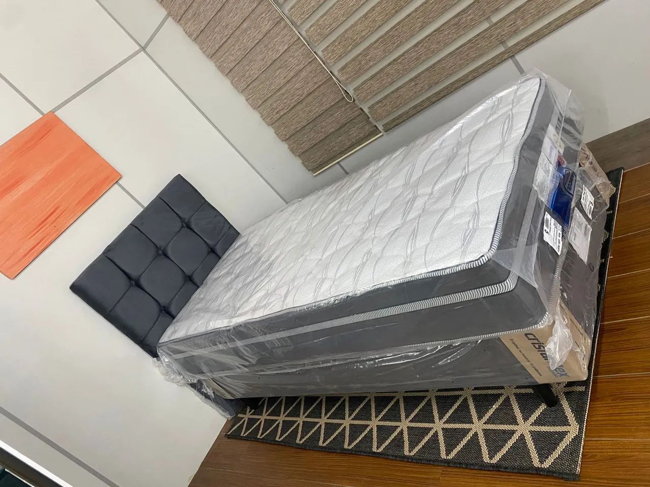 Cama box solteiro Diamond - Novo - Foto 5