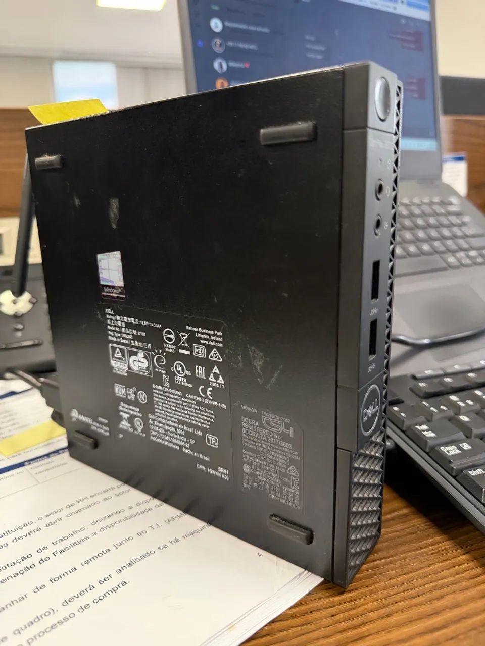 Mini Pc Cpu Dell Optiplex I5 8gb Ram 240gb Ssd Windows 10 - Foto 5