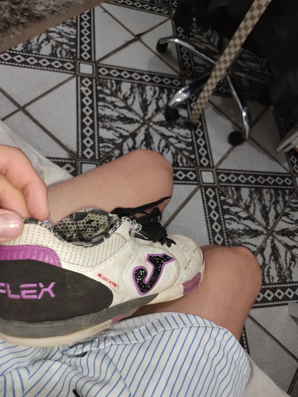 Joma top flex roxa pra sair hoje  - Foto 2