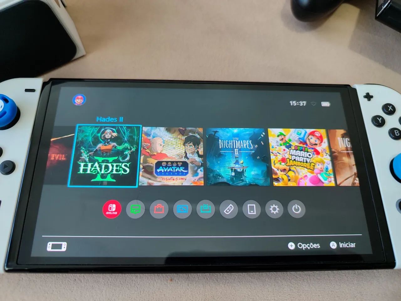 Nintendo switch OLED destravado 128 gigas  - Foto 2
