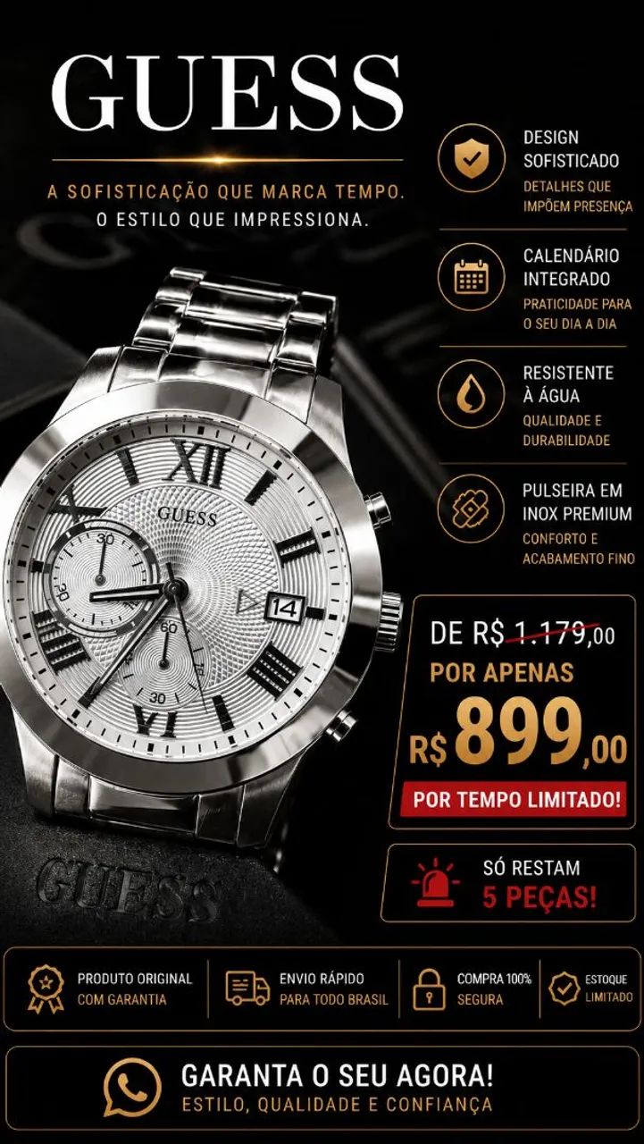 Relógio Masculino Original  - Foto 3