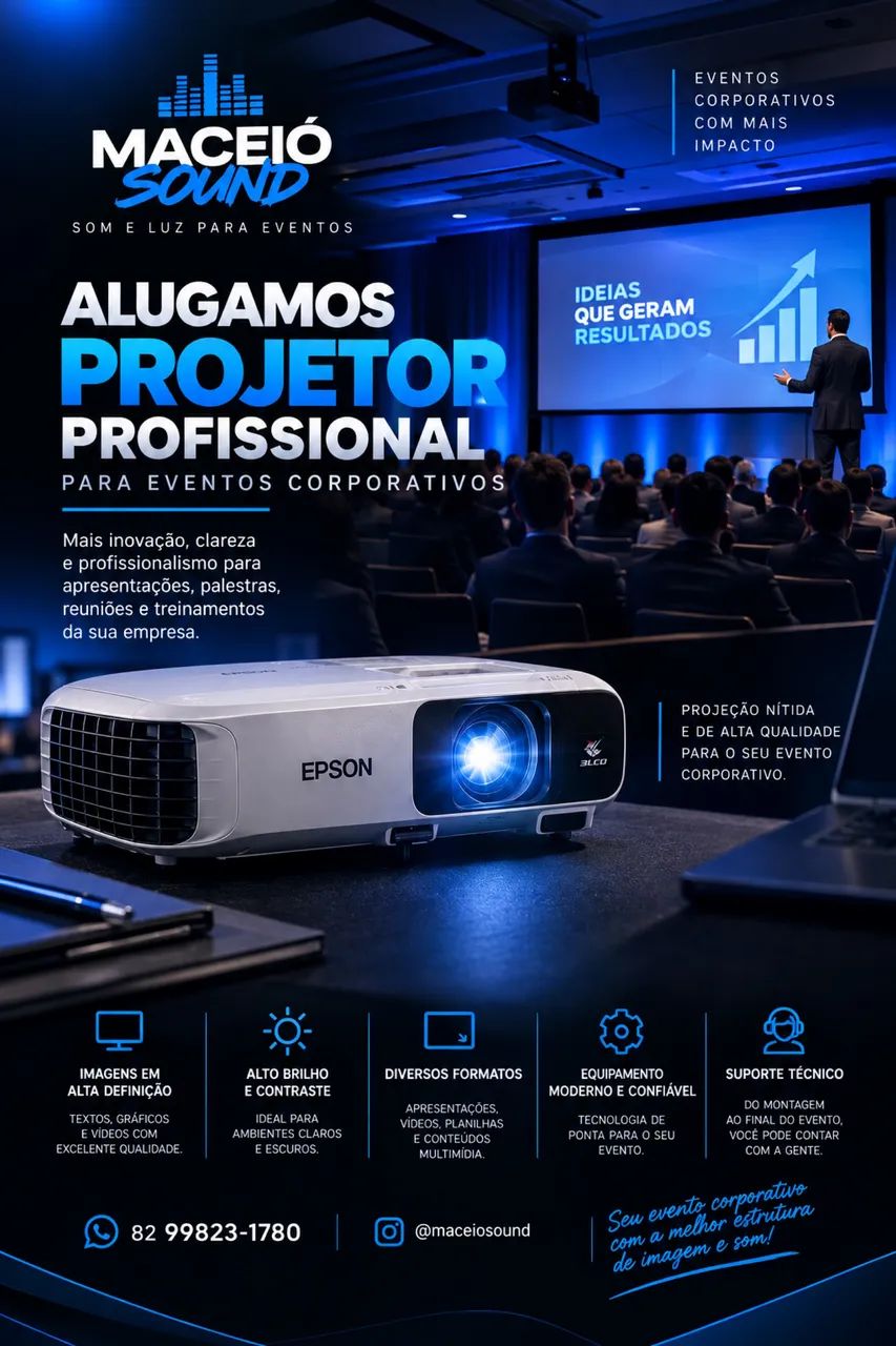 Aluguel de projetor