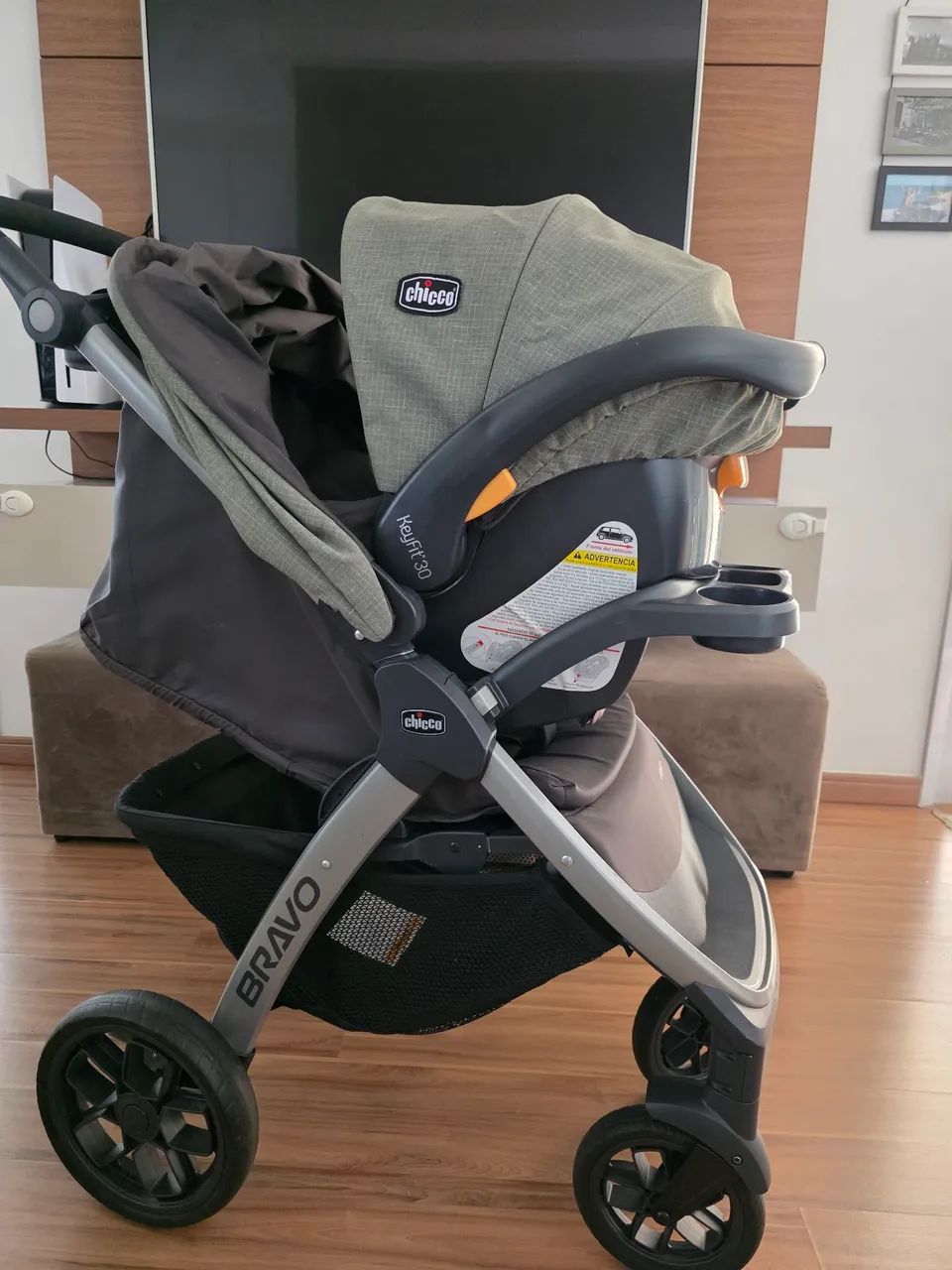 Carrinho de Bebê IMPORTADO - CHICCO BRAVO - Foto 3