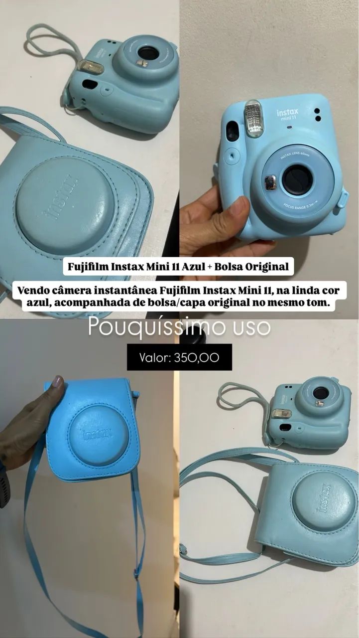 Fujifilm Instax Mini 11 Azul + Bolsa Original - Foto 5
