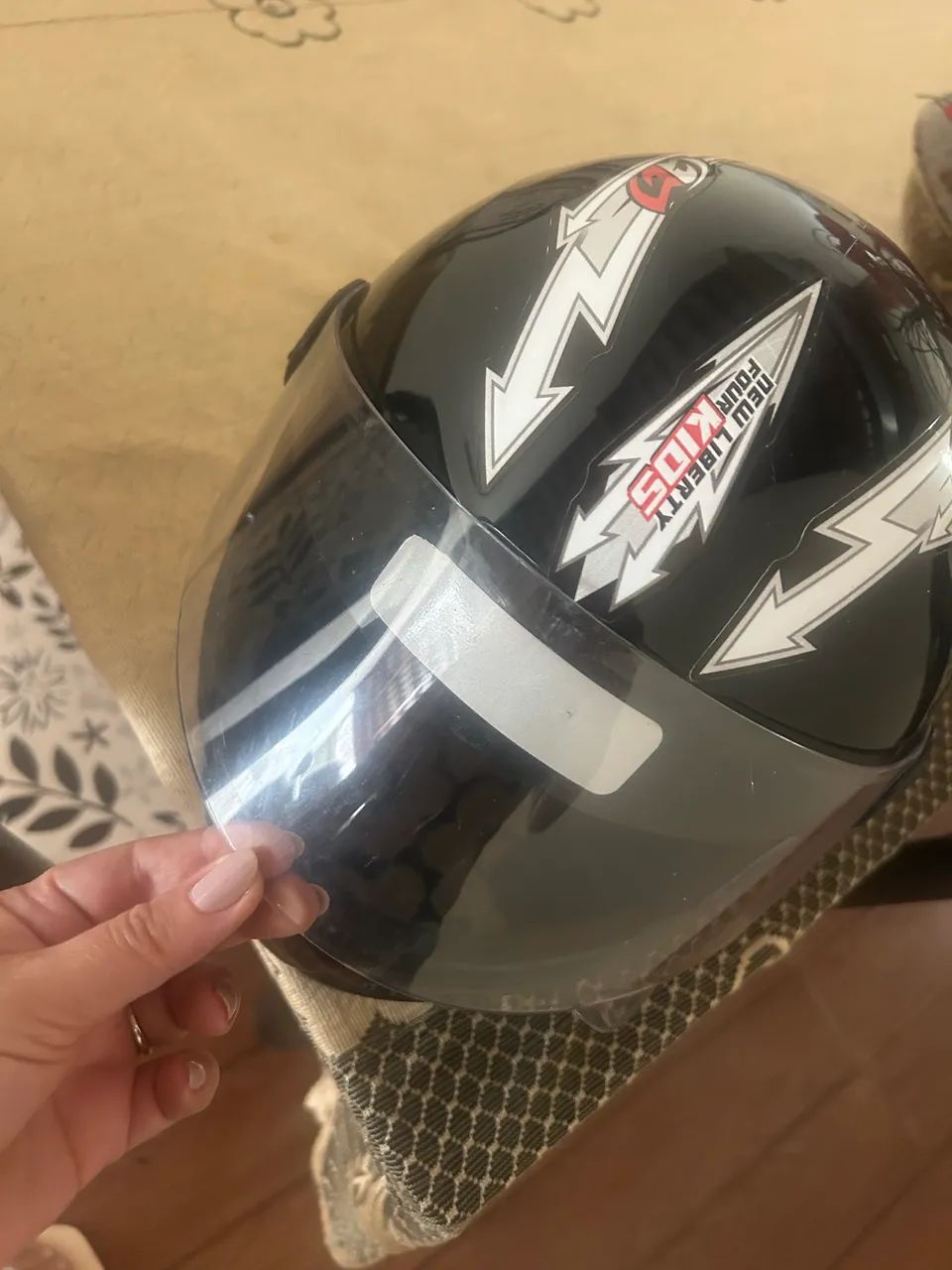 Capacete infantil masculino para criança 