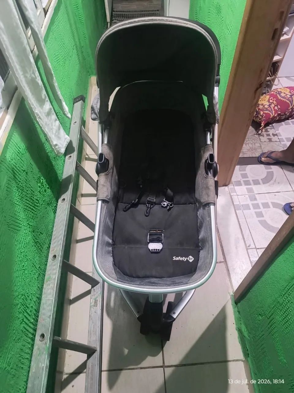 Carrinho de bebê Safety Moisés  - Foto 4