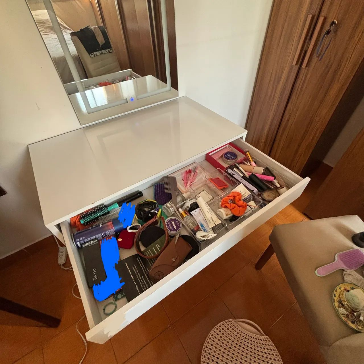 Mesa multifuncional com gaveta  - Foto 3