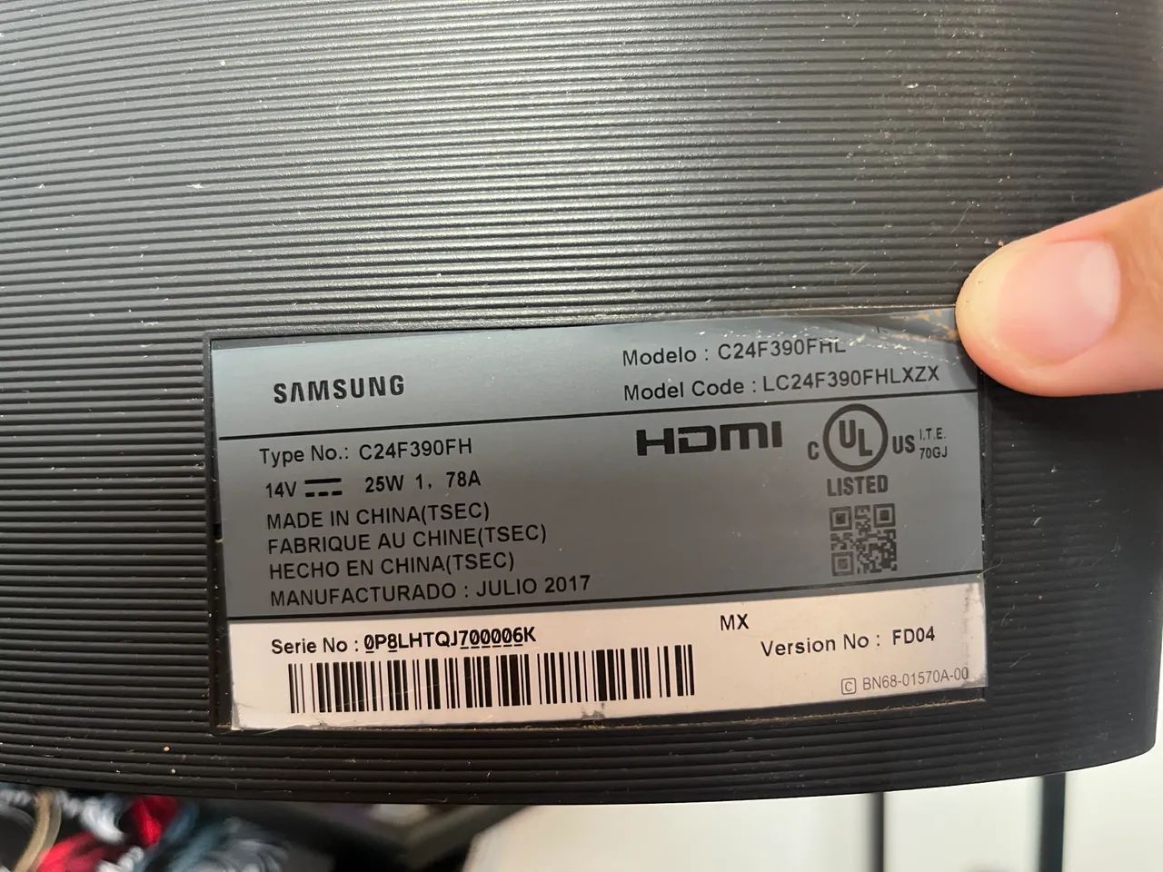 Monitor Samsung Curvo 24? Full HD modelo: C24F390FHL - Foto 4