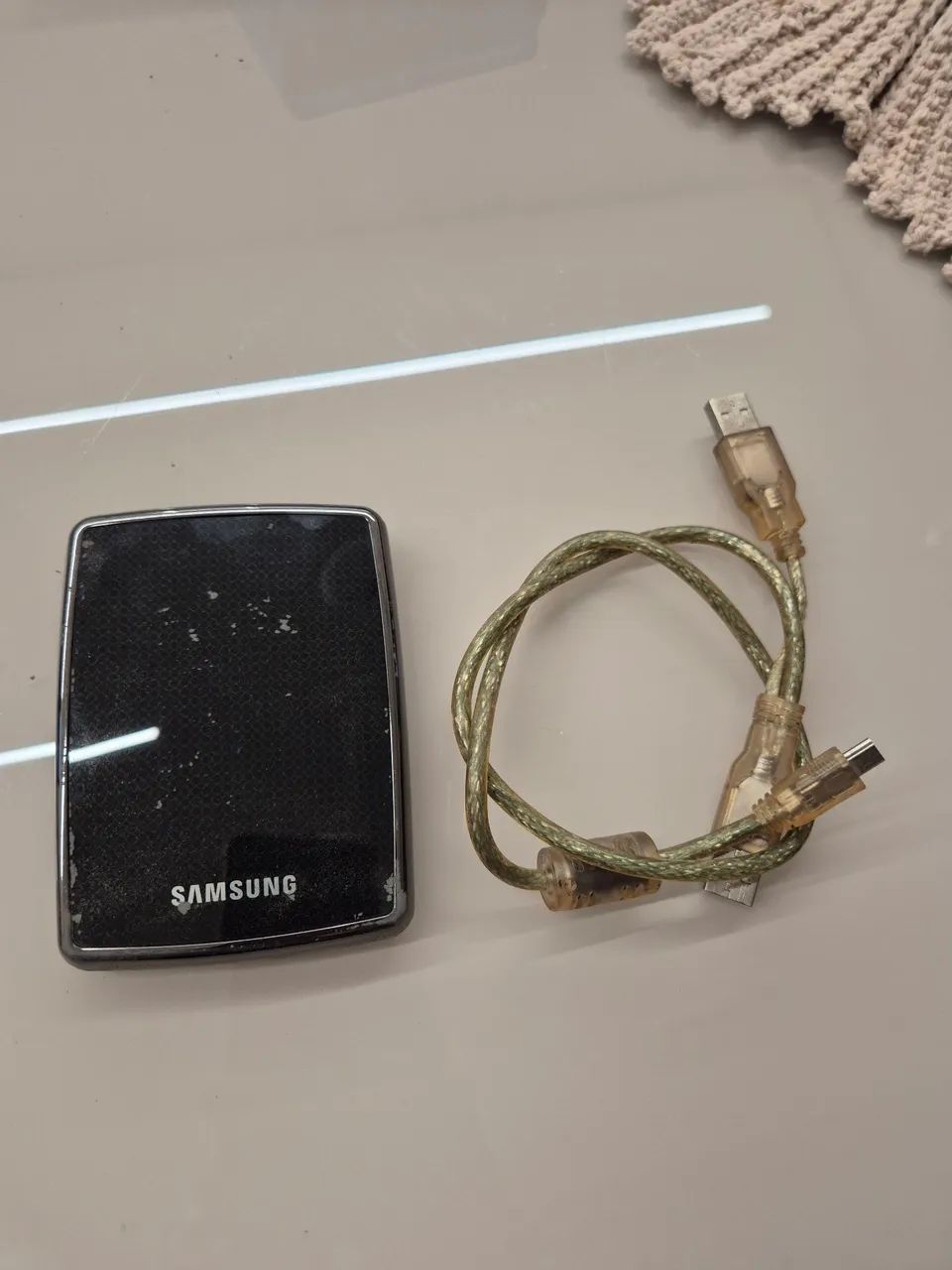 HD EXTERNO 500GB SAMSUNG. SAUDÁVEL 