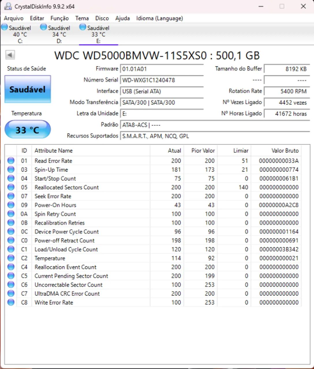 HD Externo 500 GB Western Digital - Foto 4