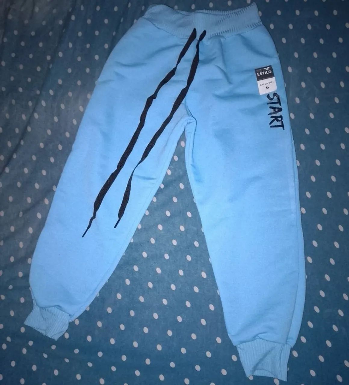 Calça moletom infantil 