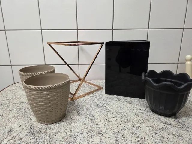 Conjunto de 4 vasos cachepôs - Foto 3