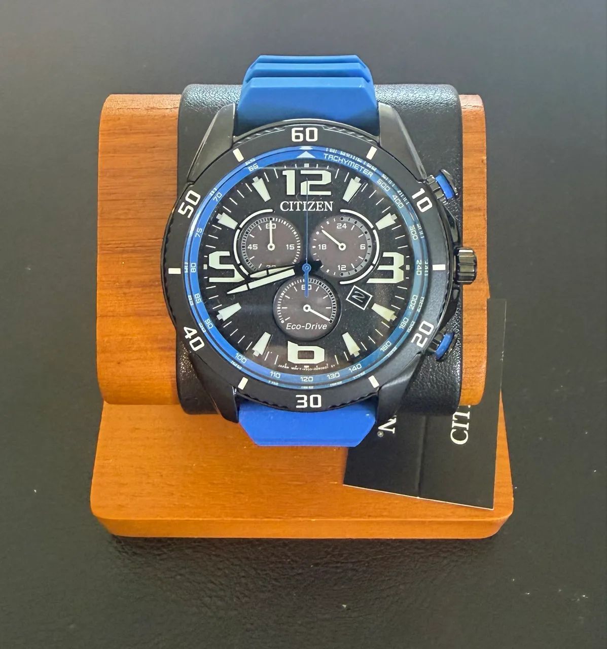 Relógio Citizen Sport Crono Azul Novo - Foto 3