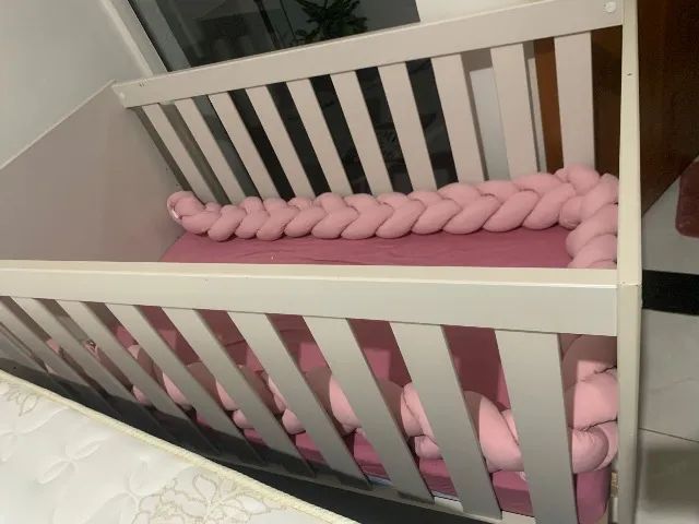 Berço com colchão 100% mdf - Foto 3